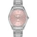 Jacques Lemans 50-4G Polshorloge Dames Roze Wijzerplaat Staal Zilverkleurig Analoog Quartz