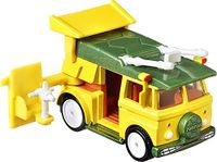 Hot Wheels De Cast Party Wagon Turtles Ninja Teenage Mutant Turtle Premium Real Ride - meerkleurig - schaal 1/64 - 6 cm