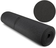 MindBaas Yogamat Extra Dik 6 mm - Antislip - Zwart - 183 x 61 cm