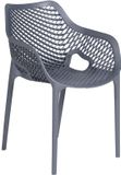 Garden Impressions Air XL chaise de jardin en plastique - gris foncé