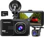 VERTREX Dashcam voor Auto 1080P Full HD - Voor en Achter
