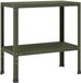 vidaXL Planttafel 60 x 40 x 80 cm Gepoedercoat staal Olijfgroen