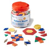 Learning Resources Plastic Patroon Blokken 250-Stuks Set, 0.5 cm Dikte