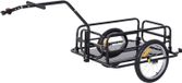 Chariot à bagages pour vélo pliable - Pneus à air de 16 pouces - Avec attelage
