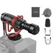 NEEWER Plug & Play Vlog Microfoon, 20-20 KHz Mini Supercardioid Mic met 3,5 mm TRRS, Low Frequency Cut, Gain Control, Twee OTG Compatibel met iPhone 16 15 S25 Ultra Android Tablet Mac Camera, VM11