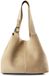 Coccinelle Leren schoudertas C-Easy Suede Handbag Sandshell / Sandshell beige