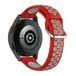 By Qubix Qubix - Siliconen sportbandje met gesp - Rood + grijs - geschikt voor Huawei Watch GT 6 / GT 7 / GT 6 pro / GT 7 pro - 46mm