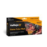Vallejo Vallejo Aquarel AV Washes Set - 8 x 17ml, Blauw