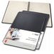 SIGEL CO840 Spiraal notitieblok, met index, ca. A4, squaRed, hardcover, zwart, 3 stuks - Conceptum