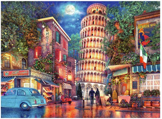 Ravensburger Pisa Legpuzzel - 500 Stukjes - Landschap