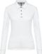 Kariban Damespolo lange mouwen van jersey K265 - White - XXL