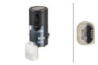 HELLA 6PX 358 141-291 Sensor, park distance control - Recht - 4-polig - Gestekt - Lakken mogelijk - Met bevestigingsring