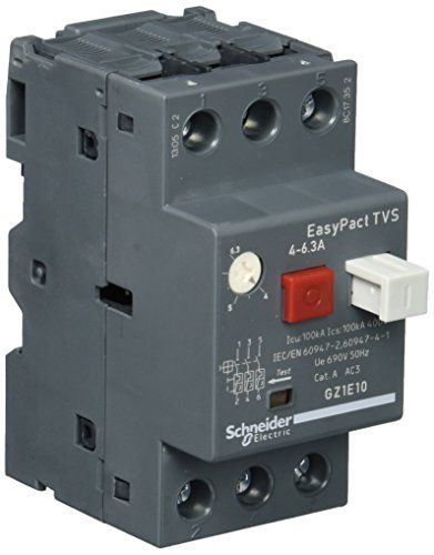 Schneider GZ1E10 4-6.3 EasyPact TVS Motorschakelaar, Wit