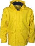 Pro-X Elements Regenjas Jack - Kind - Maat 152 - Geel - Waterdicht 5000mm - Winddicht - Met Capuchon