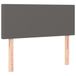 VidaXL Hoofdbord 90x5x78/88 cm kunstleer grijs