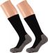 Apollo Chaussettes de randonnée - 2x paire - Noir - Taille 42/45