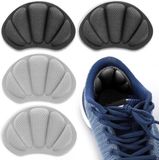 2 paires de talonnettes, rehausseurs de chaussures, coussinets auto-adhésifs extra larges, semelles épaisses, contreforts arrière, protège-chaussures anti-ampoules, talonnettes