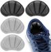 2 paires de talonnettes, rehausseurs de chaussures, coussinets auto-adhésifs extra larges, semelles épaisses, contreforts arrière, protège-chaussures anti-ampoules, talonnettes