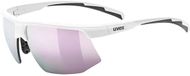Uvex Aerios S Zonnebril Unisex Wit Mat/Spiegel Rose CAT3