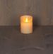 Anna's Collection Bougie LED - 7.5x10cm - Ivoire - Pile - Flamme mouvante