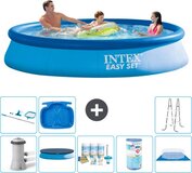 Intex Easy Set Zwembad - 366 x 76 cm - Rond - Blauw - Compleet Pakket