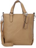 TOM TAILOR Olive Zip Shopper Camel Lichtbruin