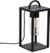 KONSTSMIDE Lampe de table Bologna - 45,5 cm - Noir mat