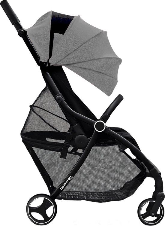 Hamilton by Yoop XL Buggy - MagicFold™ Technologie - Melange Lichtgrijs