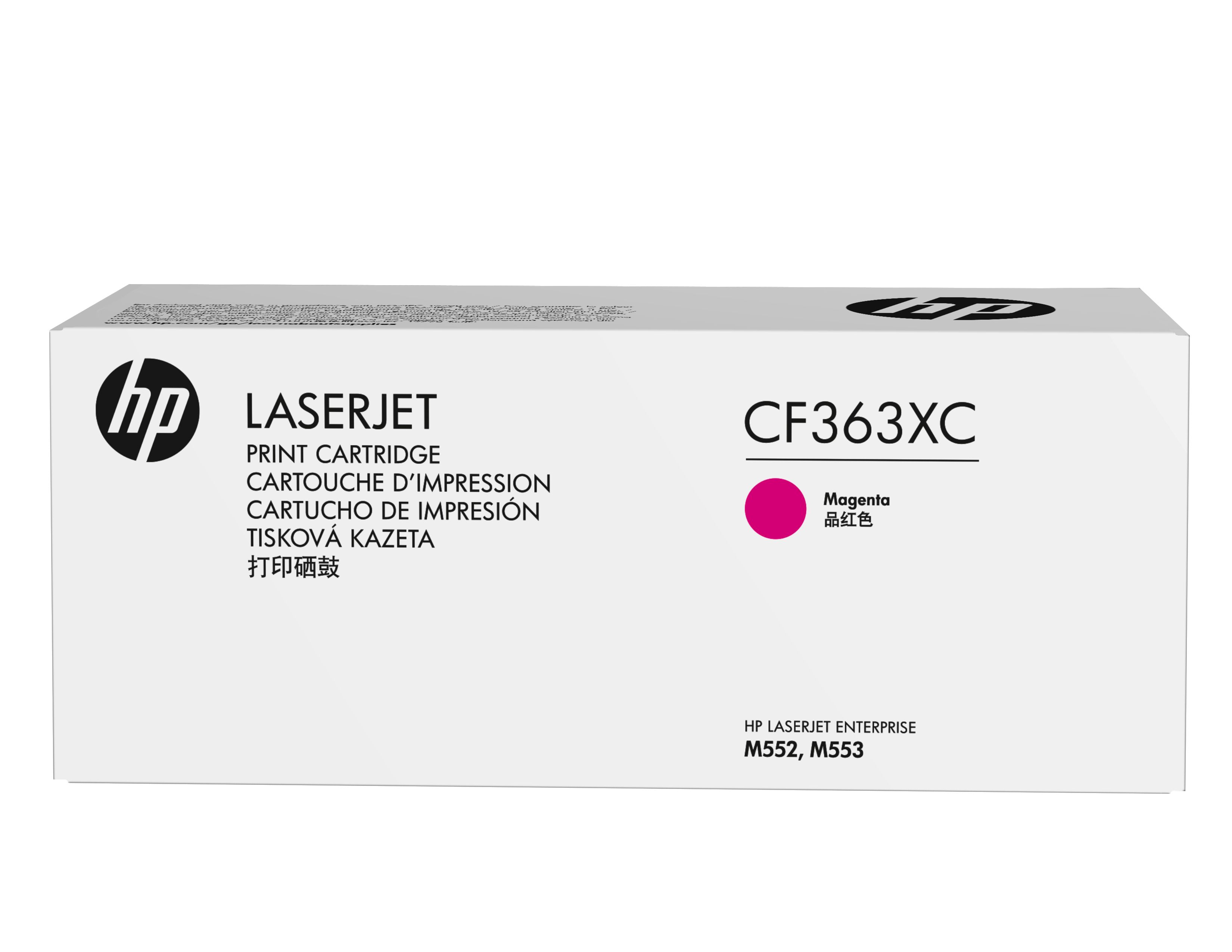 HP CF363XC Magenta Toner Cartridge - 9500 Pages - Original