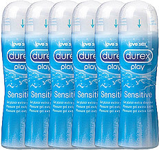 Durex Play Glijmiddel Sensitive Voordeelverpakking 6x50ml