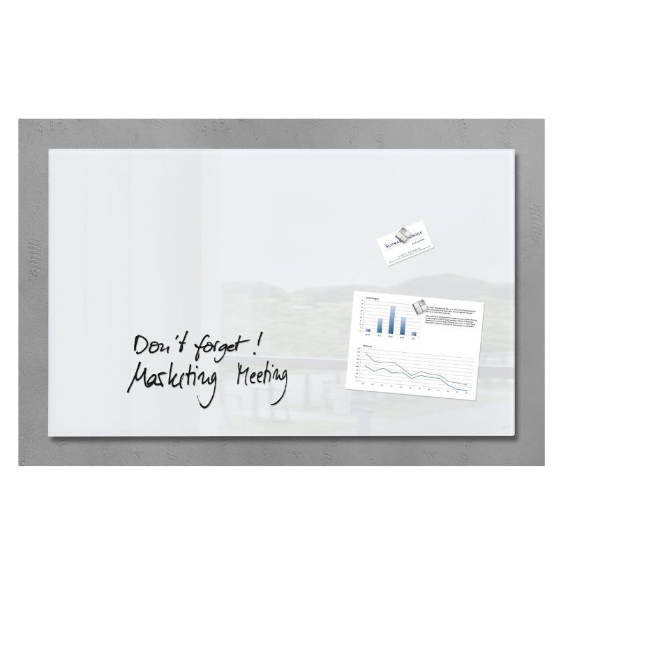 Sigel artverum - Magnetisch bord - wit - 78 x 48 cm
