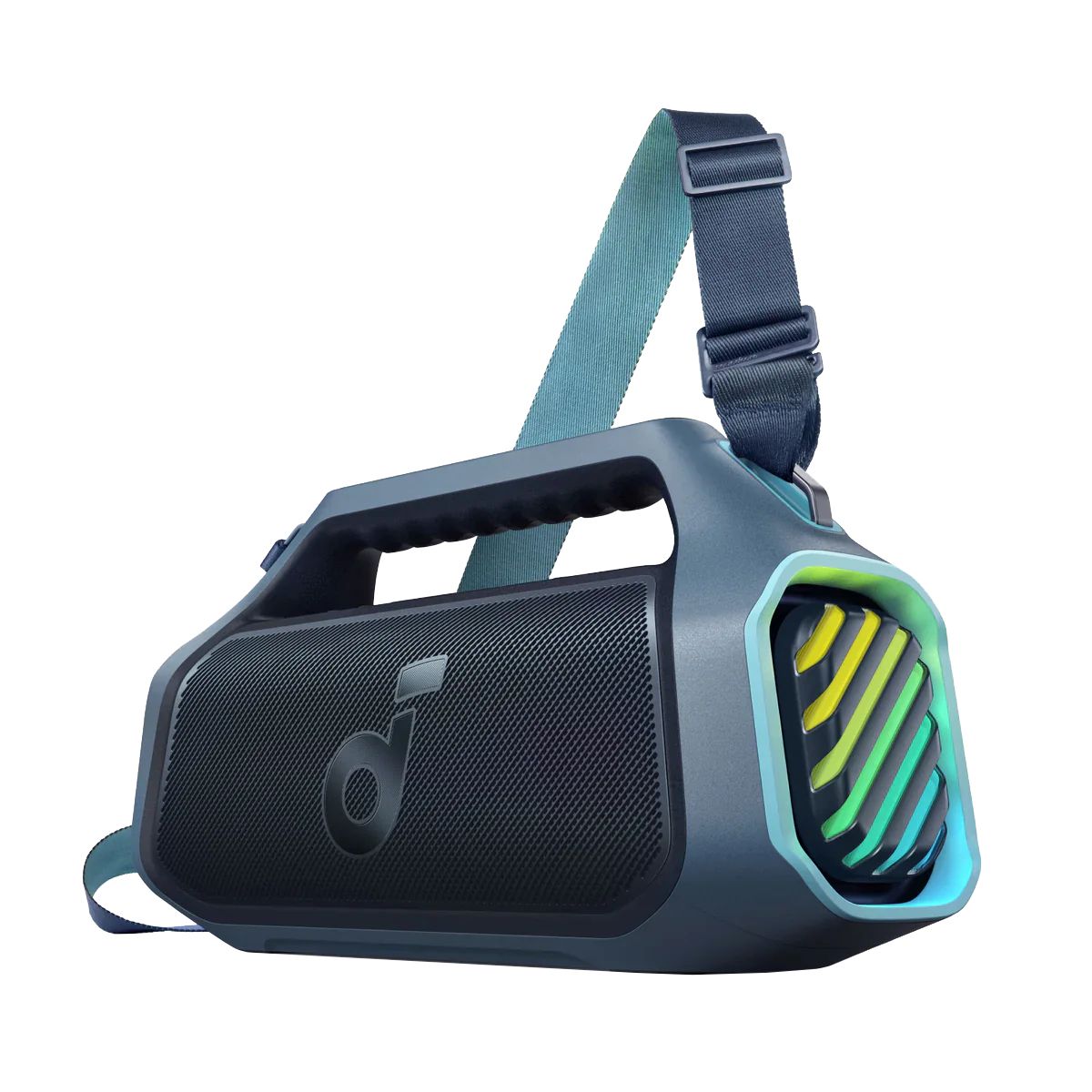 Soundcore Boom 2 Plus Bluetooth Speaker - 140W, 20H Battery, IPX7, Blue