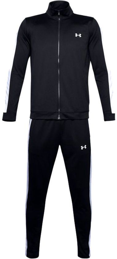 Under Armour UA Rival Knit Track Suit Heren Trainingspak - Zwart - Maat L