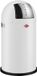 WESCO Pushboy Prullenbak | 50 Liter | Metaal - Mat wit | Vuilnisbak