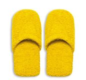 Excelsa Warme badslippers van badstof voor heren, 30 x 12 x 5 cm, Geel