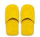 Excelsa Warme badslippers van badstof voor heren, 30 x 12 x 5 cm, Geel