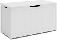 en.casa Speelgoedkist Podek opbergkist 80x40x44,5 cm wit