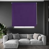 Blindecor Draco rolgordijn, 100% ondoorzichtig, 160 x 230 cm, violet