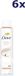 Sanex Dove 6x Deo spray - 200ml fruity fresh
