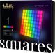 Twinkly Squares Starter kit - app-gestuurde LED panelen 64 RGB 16 miljoen kleuren pixels zwart 1 master tile