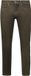 Pierre Cardin Broek Lyon Tapered Raw Bruin