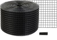 Vevor Zonnepaneel Vogelbescherming, 8' X 10' Duivenafstotend Zonnepaneelscherm met 50 Bandendraden, Zonnepaneelbescherming met Roestvrije Pvc-Coating, 1/2" Draadrolgaas