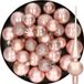 Decoris Kerstballen set kunststof lichtroze 6-8-10 cm - 42 stuks - mix maten