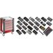 Facom Trolley à outils de 230 pièces - 9 tiroirs - tous corps de métier