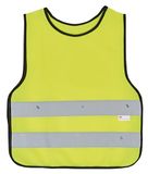 Prophete Veiligheidsvest voor volwassenen, uniseks, voor kinderen, met 3M reflecterend materiaal, kleur: neongeel, one size