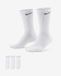 Nike Everyday Crew Sokken Unisex - Maat 38-42 - Wit/Zwart - 3 Paar