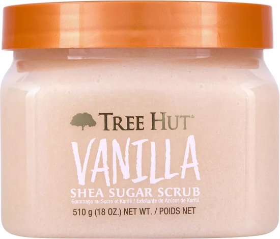 Tree Hut Shea Sugar Vanilla &amp; Jasmine Body Scrub - Lichaamsscrub - Bad &amp; Douche - Exfoliating - 510g
