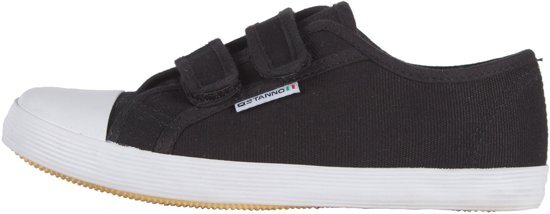 Stanno Canvas Gym Shoe Velcro Sportschoenen Kinderen - Black