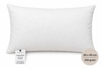 WDMT Kussenvulling 30x45 cm – Binnenkussen Rechthoek – Opvulkussen 320 Gram – Sierkussen Vulling – Stevig & Vormvast – Wit