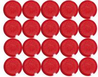 MAUL Magneet MAULpro, Ø 15 mm, 20 stuks, Kunststof, Rood